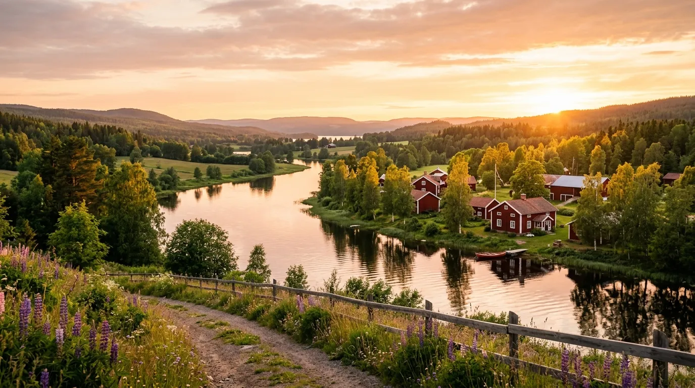 Guide till Dalarna 2026 — Röda stugor, Siljan och midsommar