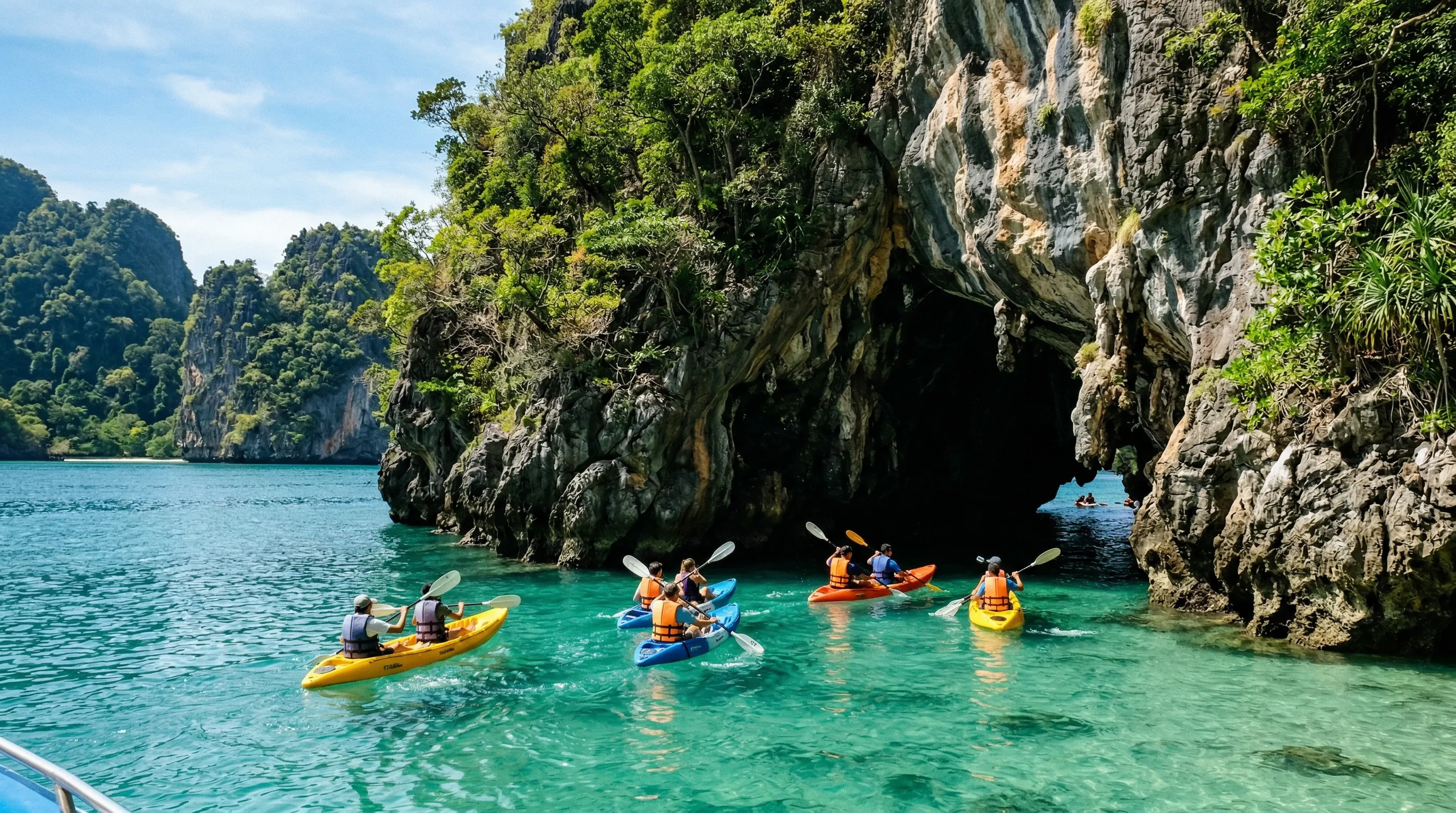 4 Islands Tour från Koh Lanta 2026 — Emerald Cave och mer