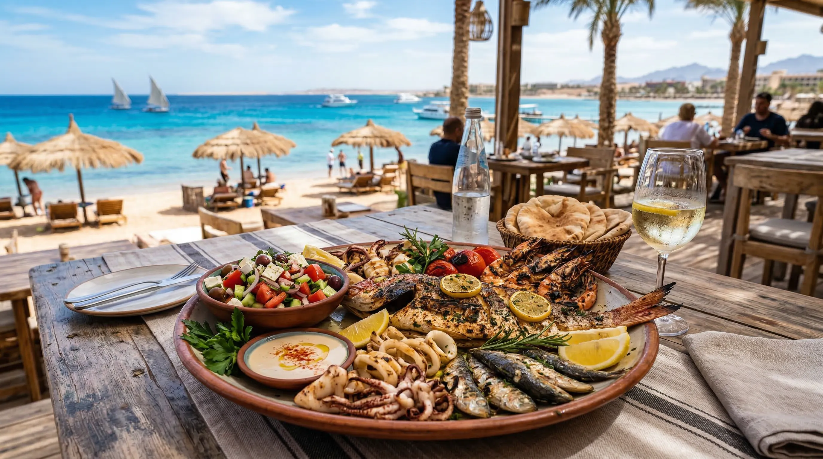 Mat i Hurghada 2026 — Restauranger, streetfood och fiskhallen