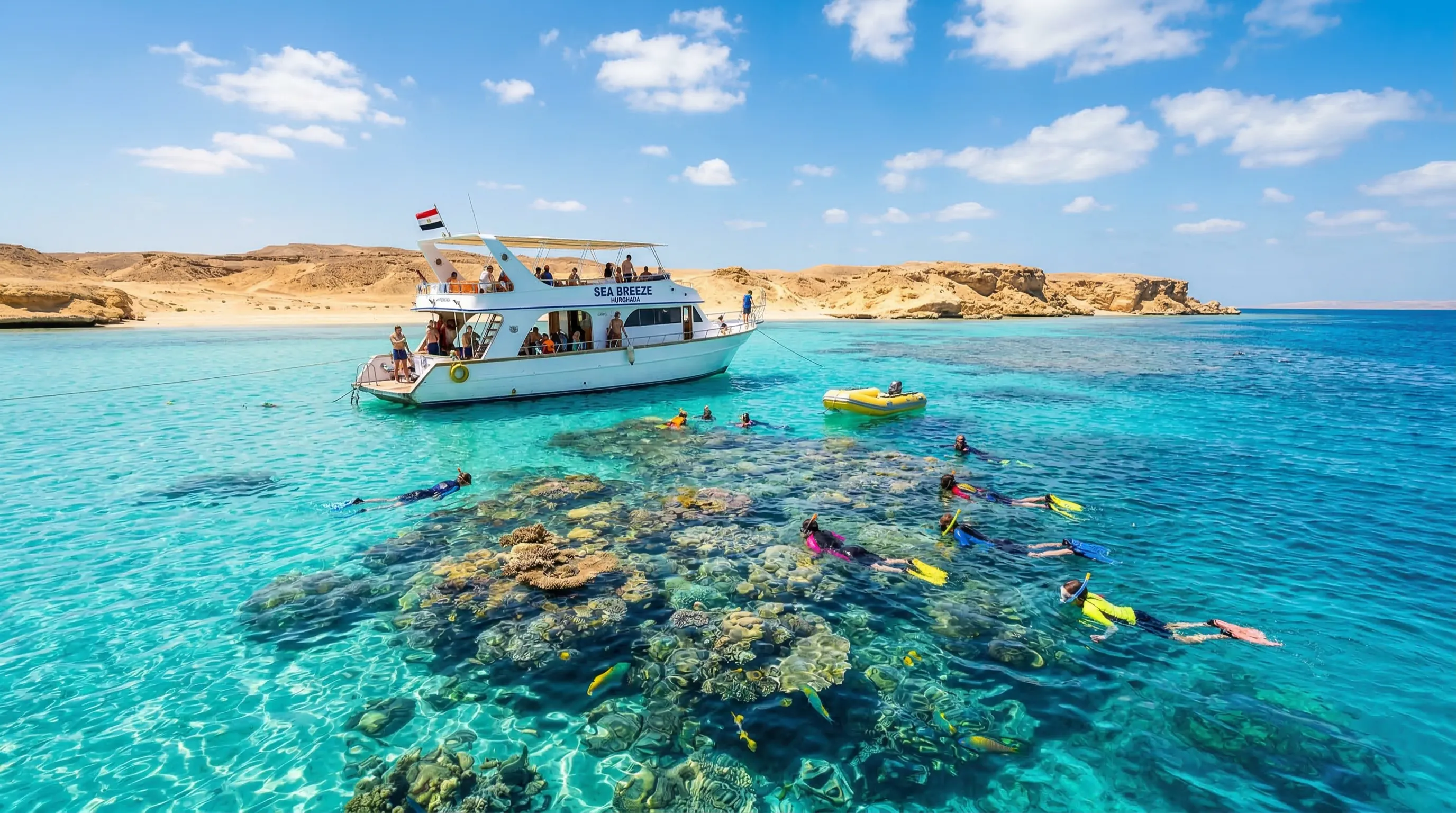 Bästa utflykterna från Hurghada 2026 — Öken, öar och Luxor