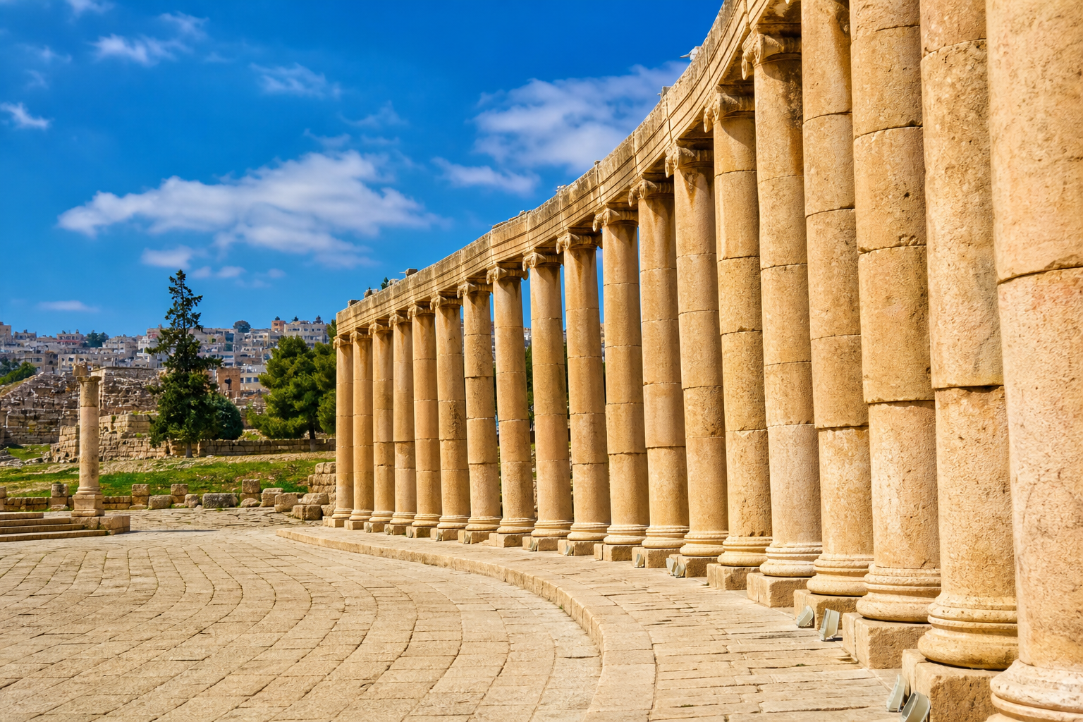 Jerash — Jordaniens romerska ruinstad