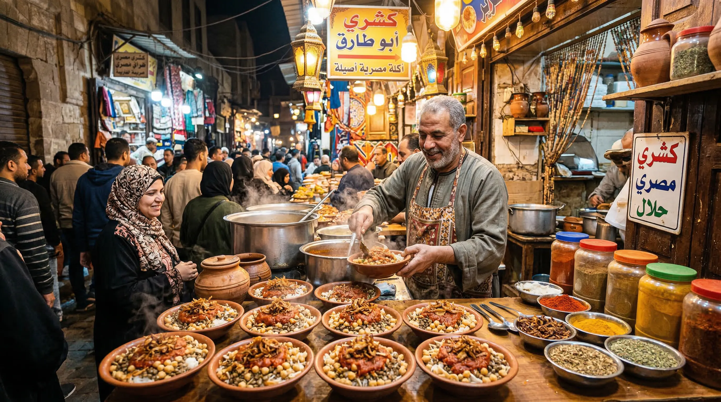 Mat i Kairo 2026 — Guide till Egyptens bästa gatumat och restauranger