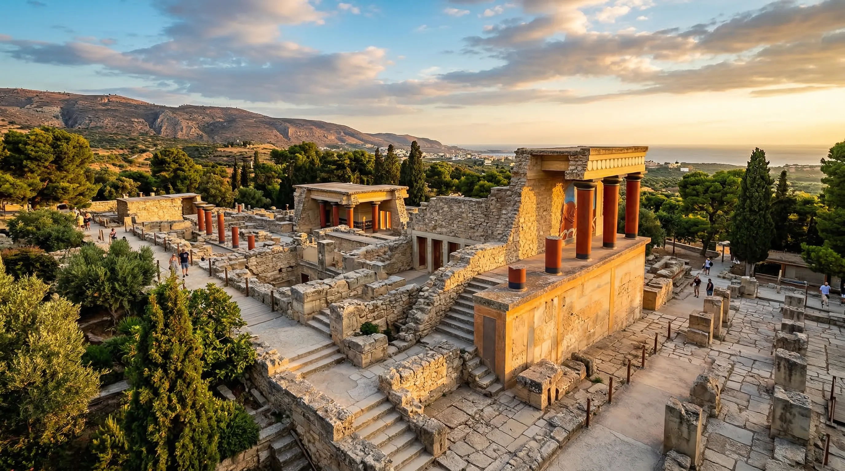Knossos på Kreta 2026 — Minoernas palats och Europas äldsta civilisation