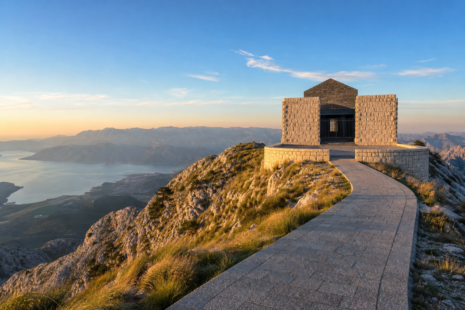 Lovćen nationalpark och Njegoš mausoleum