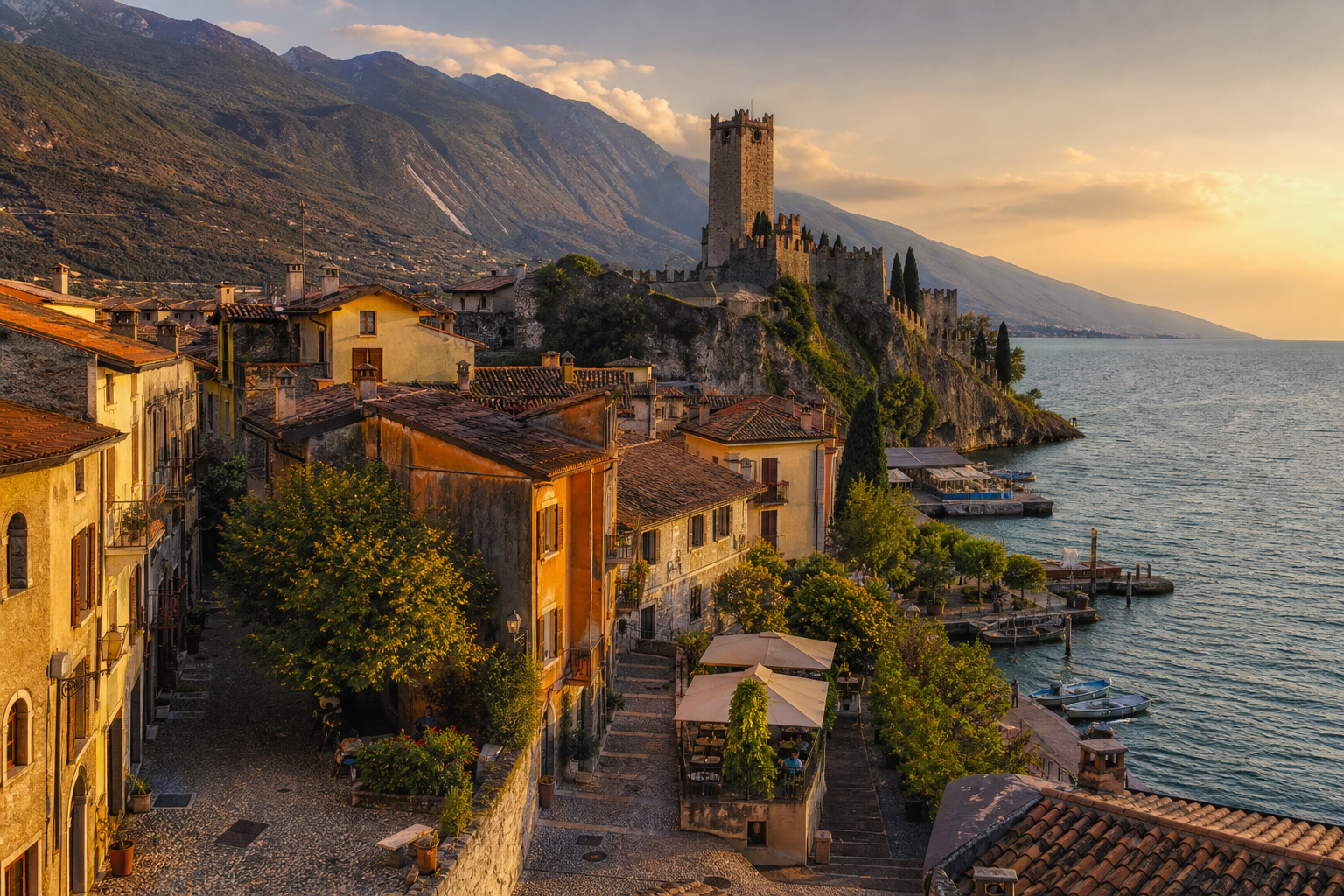 Malcesine 2026 — Medeltidstad och Monte Baldo vid Gardasjön