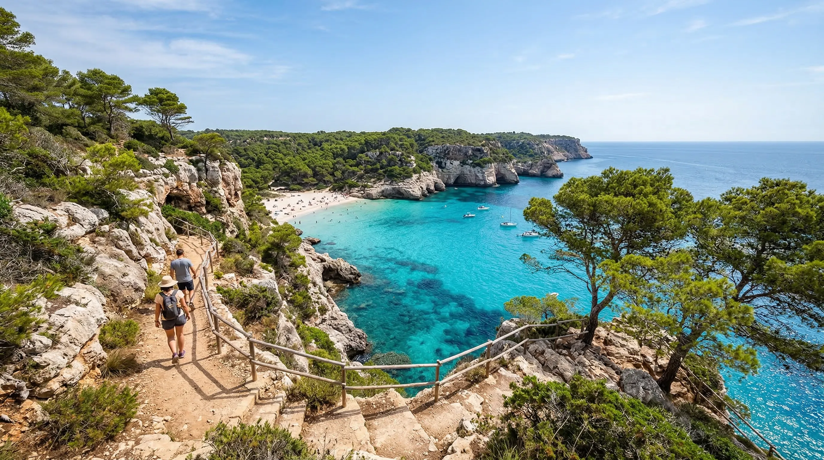 Vandring på Menorca — Camí de Cavalls och kustleder