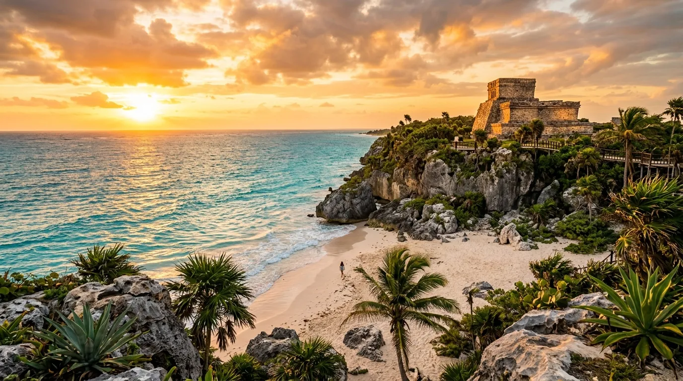 Mexico på vintern 2026 — Sol, stränder och Mayaruiner