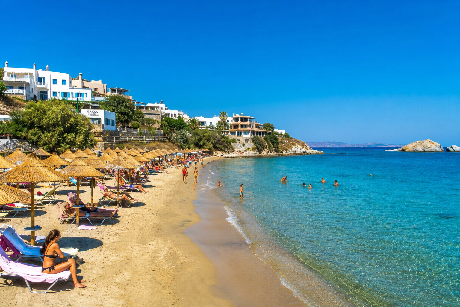 Bästa stränderna på Naxos 2026 — Kykladernas bästa sand