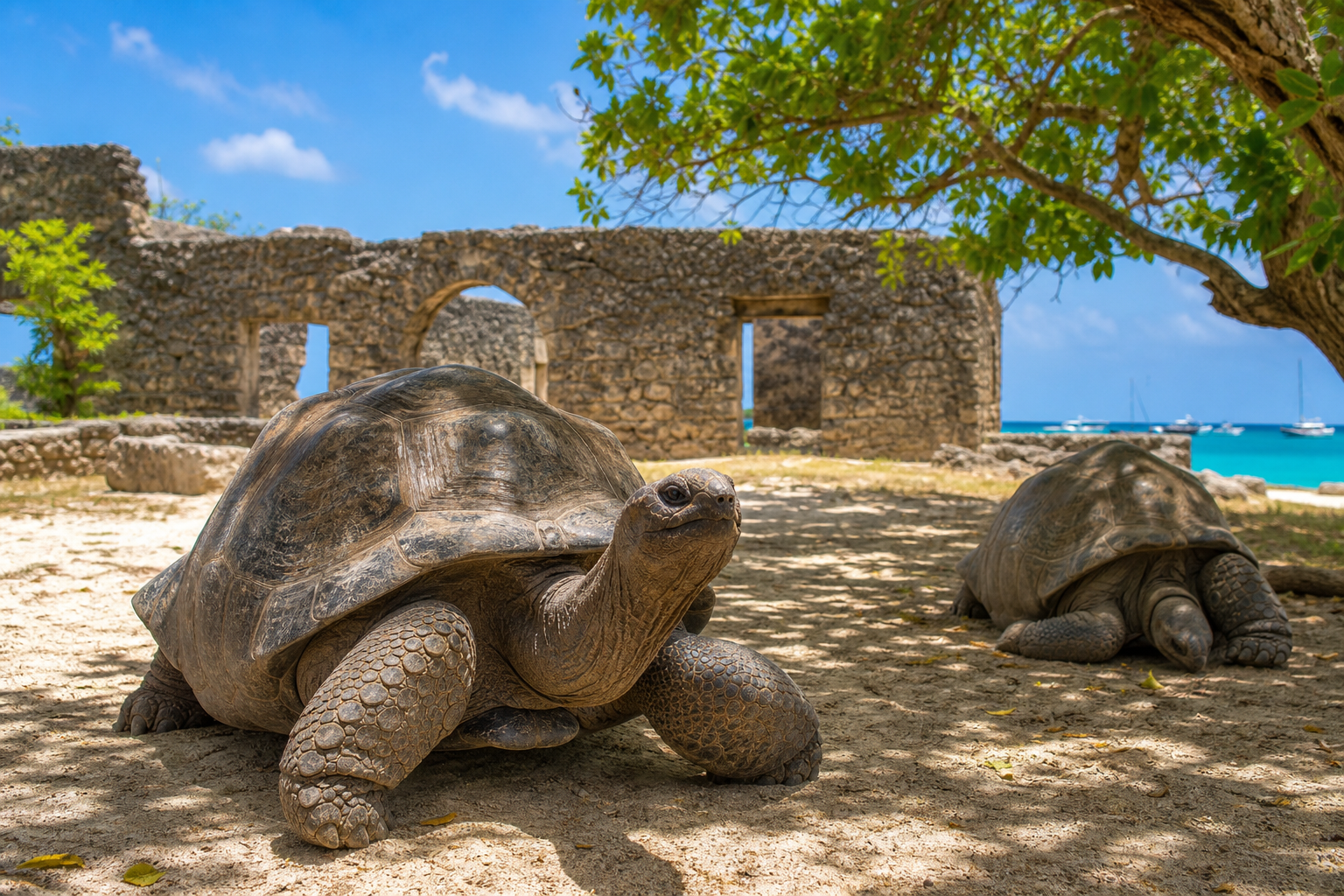 Prison Island (Changuu): jättesköldpaddor utanför Stone Town 2026