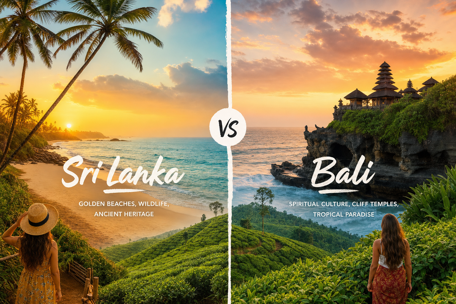 Sri Lanka eller Bali? Jämförelse av två tropiska favoriter 2026
