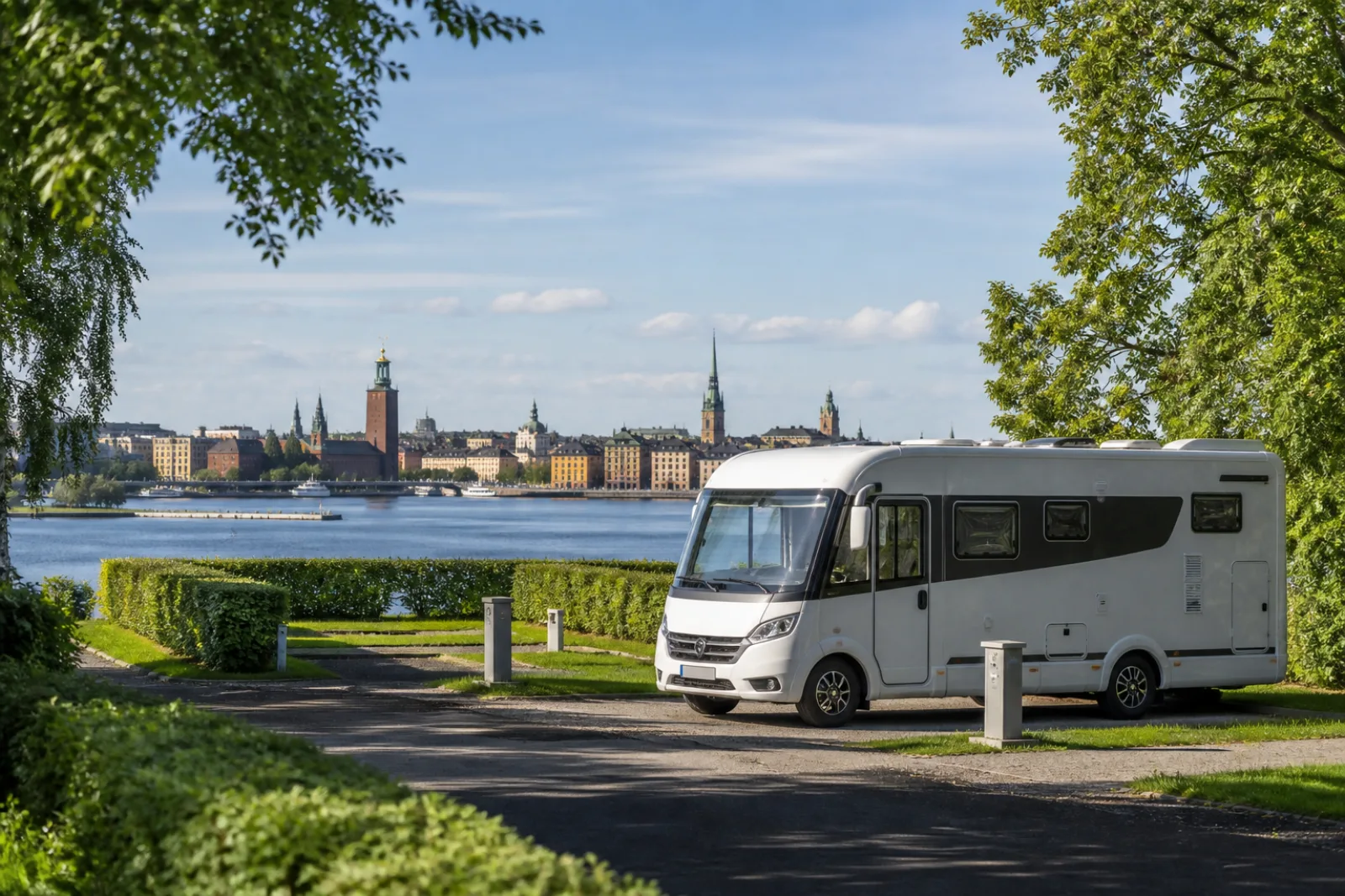 Ställplatser i Stockholm 2026 — city och natur