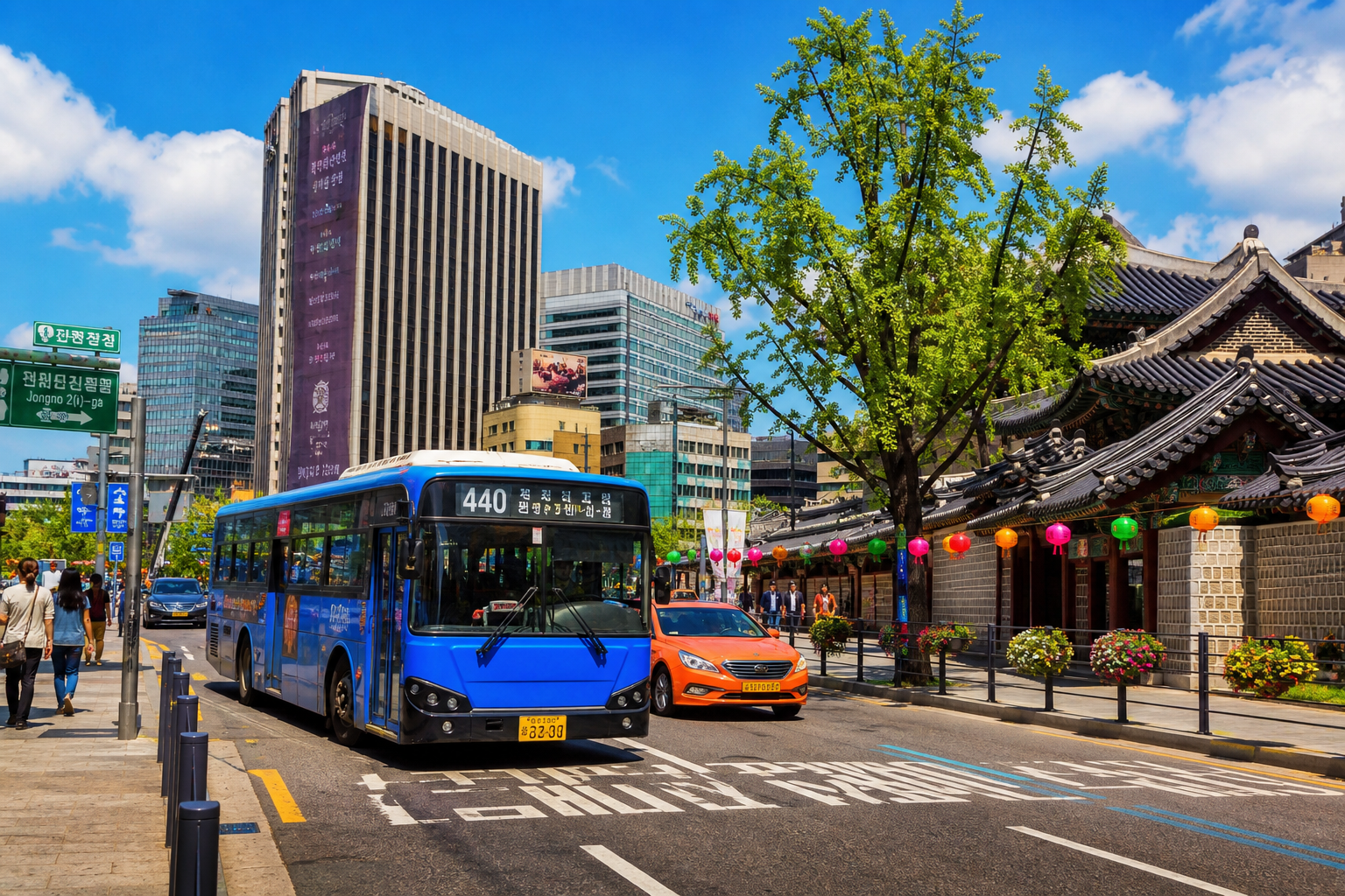 Transport i Sydkorea — T-money, KTX & metro