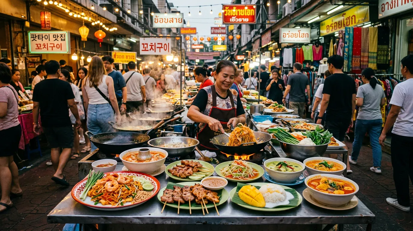 Thailändsk mat — Guide till pad thai, curries och gatumat
