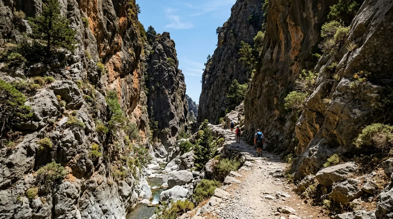 Vandring på Kreta 2026 — Samariaklytan och bästa lederna