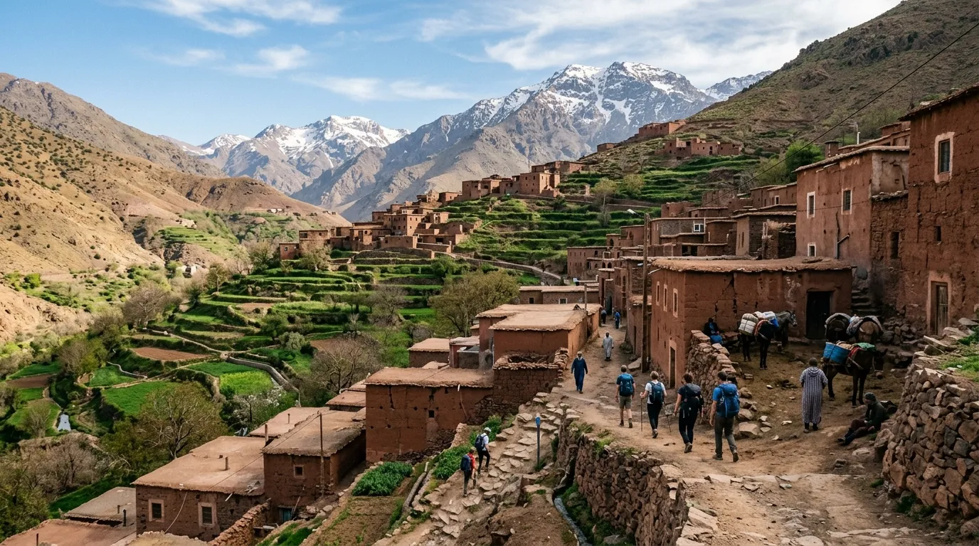 Vandring i Marocko 2026 — Atlasbergen, ökenleder och dalvandringar