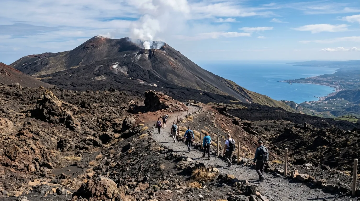 Vandring på Sicilien 2026 — Etna, kustleder och naturreservat
