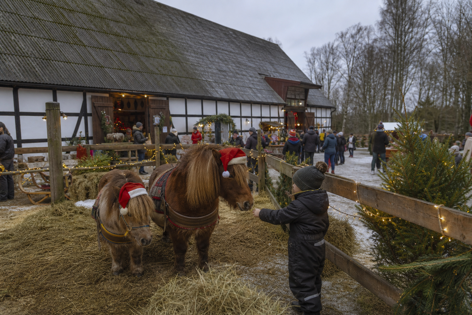 Wapnö julmarknad 2026 — gårdsjul utanför Halmstad