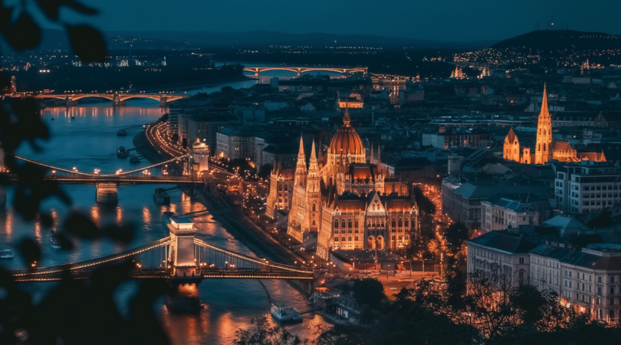 budapest 2024 skyline night